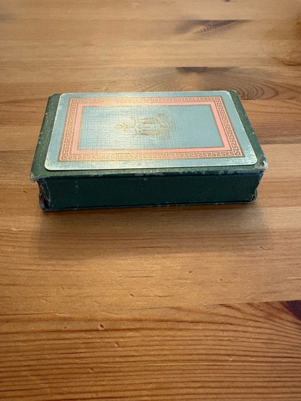 Vintage Delta Gamma Sorority Playing Cards MCM 1950s Gold Gilt Edge Anchor Deck - Picture 6 of 8
